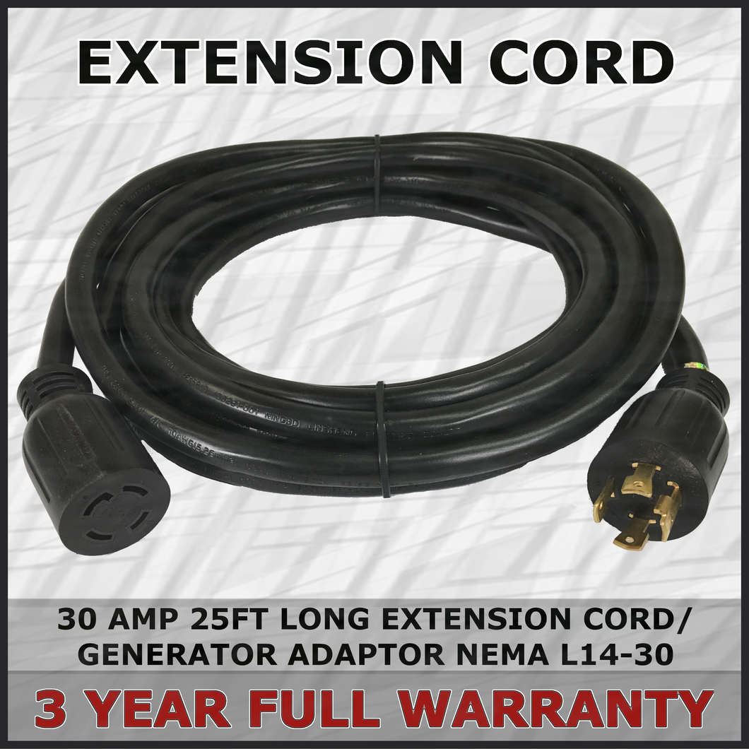 25' Extension/Generator Cord $169
